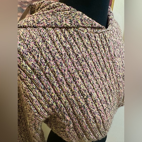 NWT ST JOHN Cropped Knit Hoodie Wool Sweater underwire Fall 2022 Sample? RARE S - Picture 9 of 10